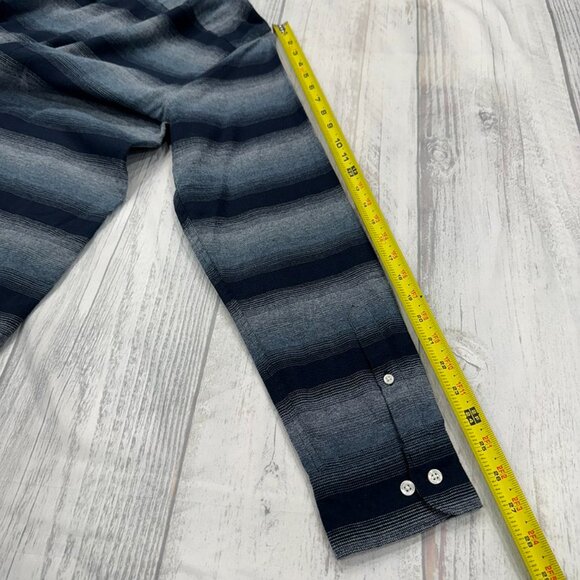 NWT Original Penguin Button Down Shirt XL Blue Stripe Spring Lake Mens $89 - Picture 9 of 12